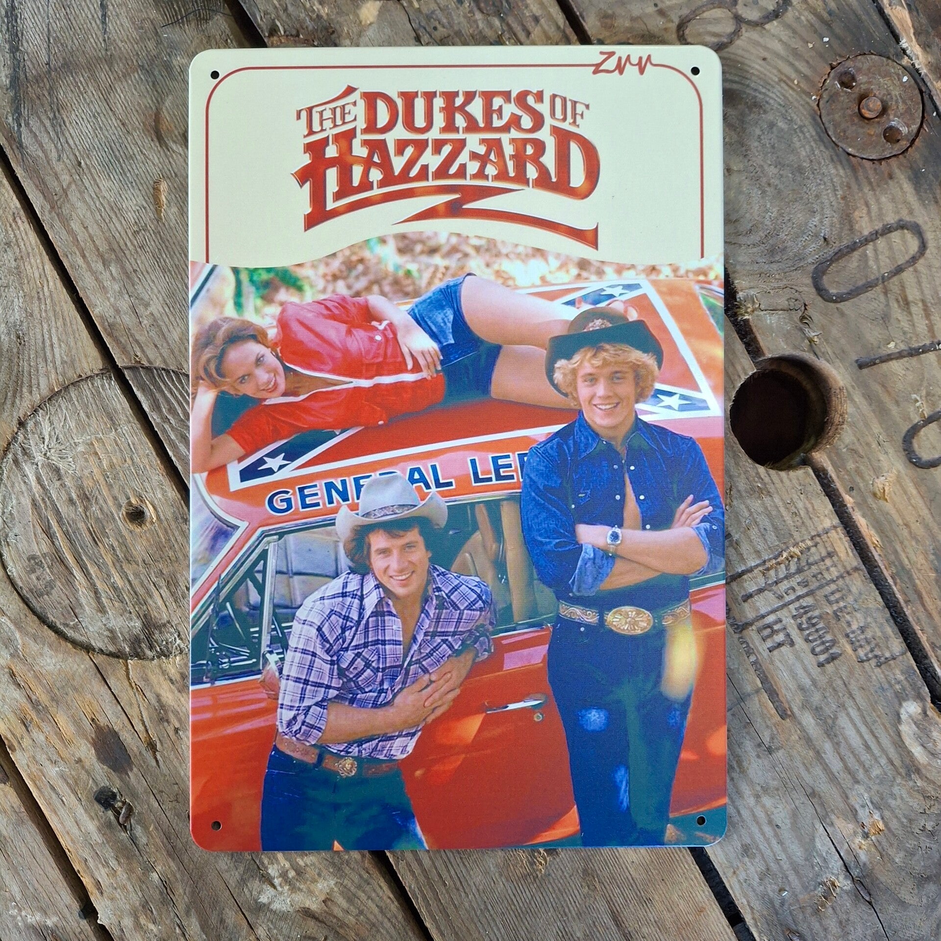 Dukes of Hazzard - Metalen wandbord
