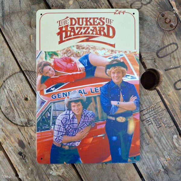 Dukes of Hazzard - Metalen wandbord