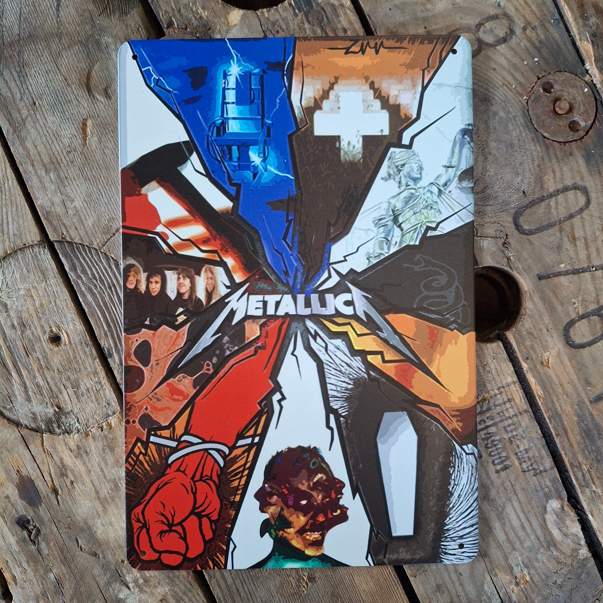 Metallica - Metalen wandplaat