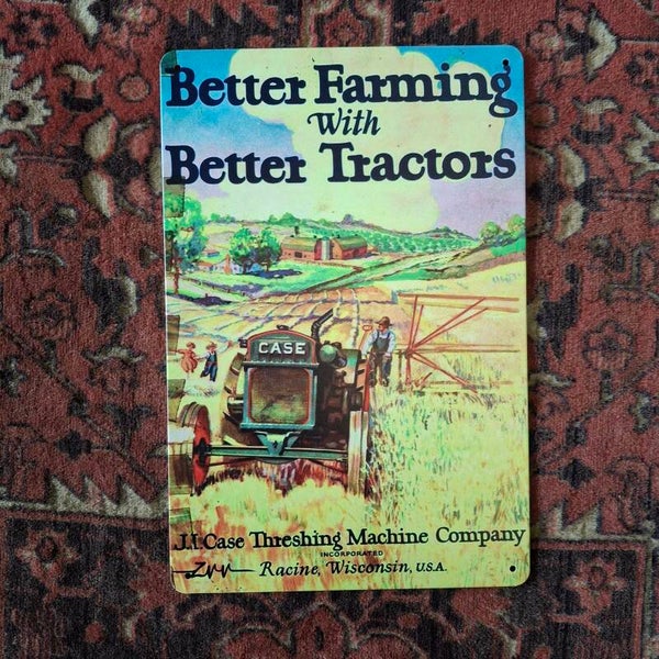 Better farming - Metalen wandbord