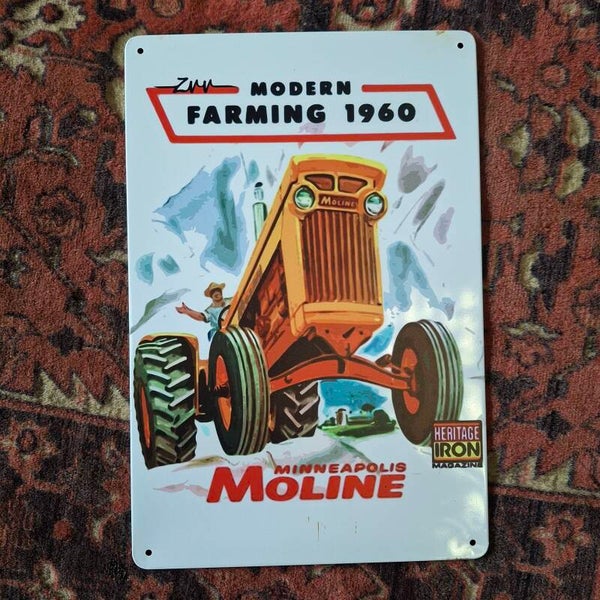 Moline - Metalen wandbord
