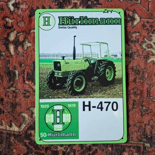 Hürlimann - Metalen wandbord