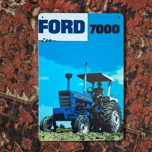 Ford 700 - Metalen wandplaat