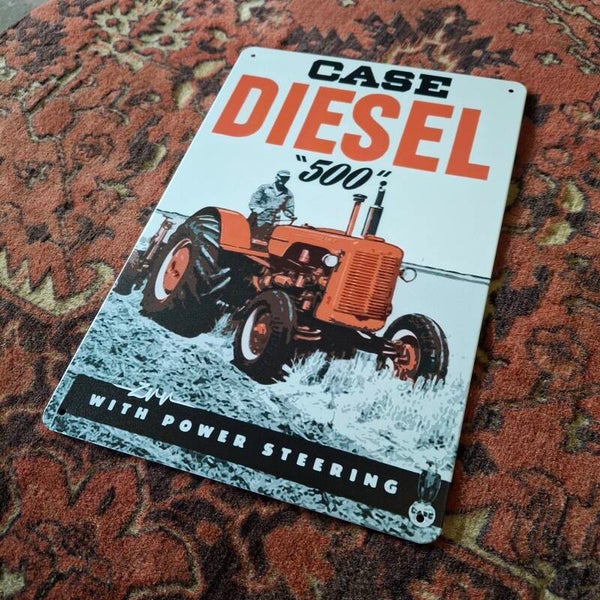 Case Diesel - Metalen wandbord