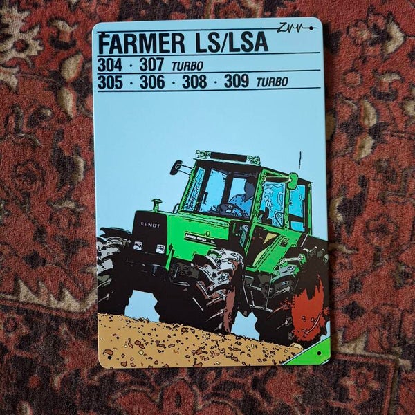 Fendt LS/LSA - Metalen wandplaat