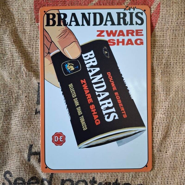 Brandaris zware shag - Metalen wandbord