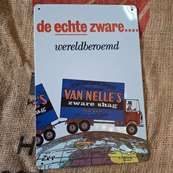 Echte Zware van Nelle - Metalen wandbord