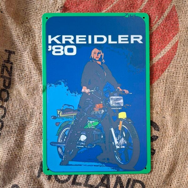 Kreidler '80 - Metalen wandplaat