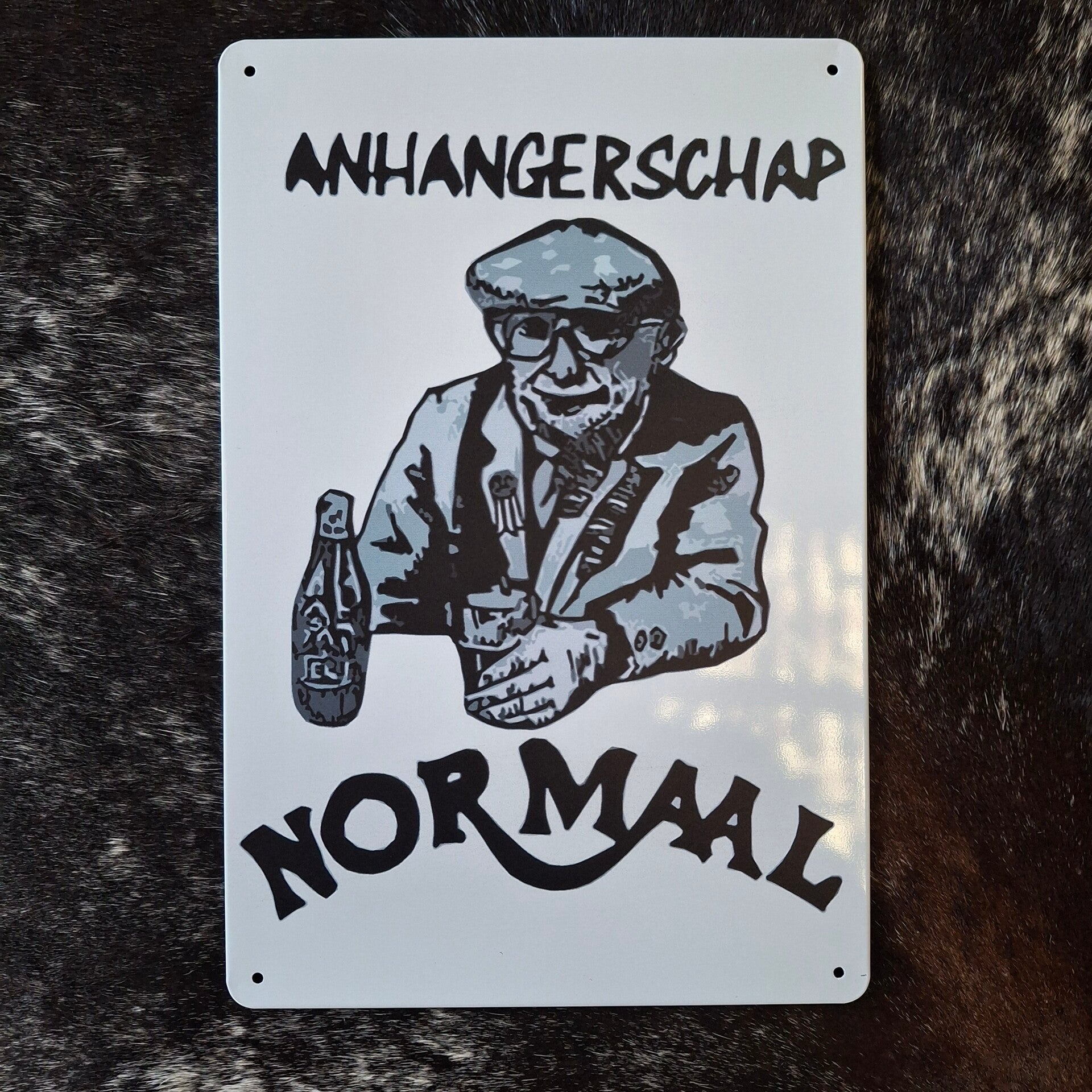 Normaal Anhangerschap - Metalen wandbord