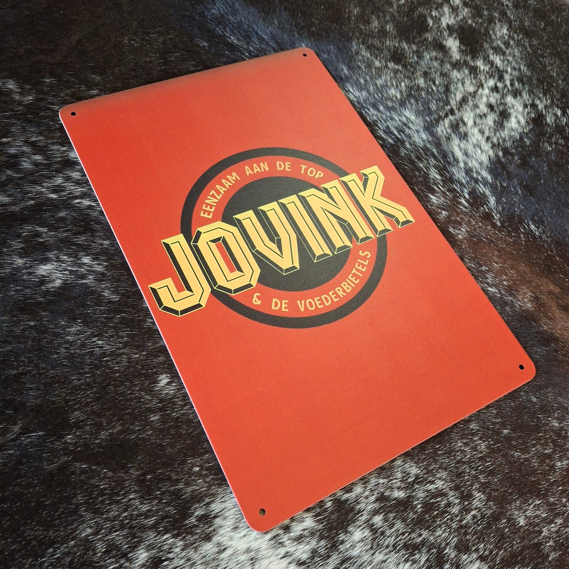 Jovink & de Voederbietels - Metalen wandplaat