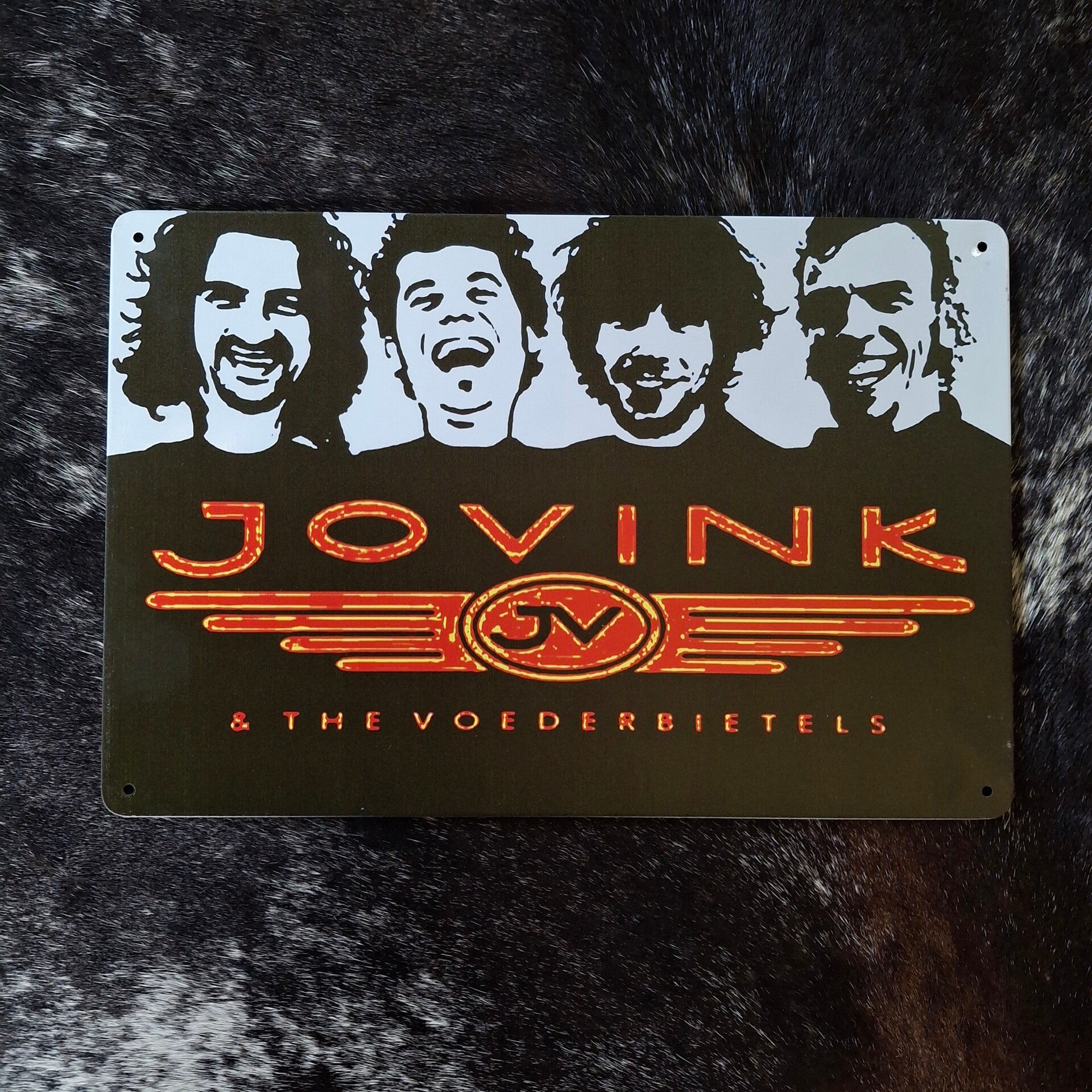 Jovink band - Metalen wandplaat