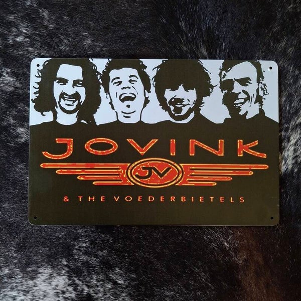 Jovink band - Metalen wandplaat
