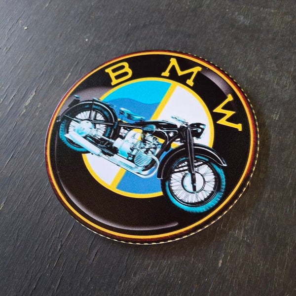 BMW - Ronde metalen wandplaat