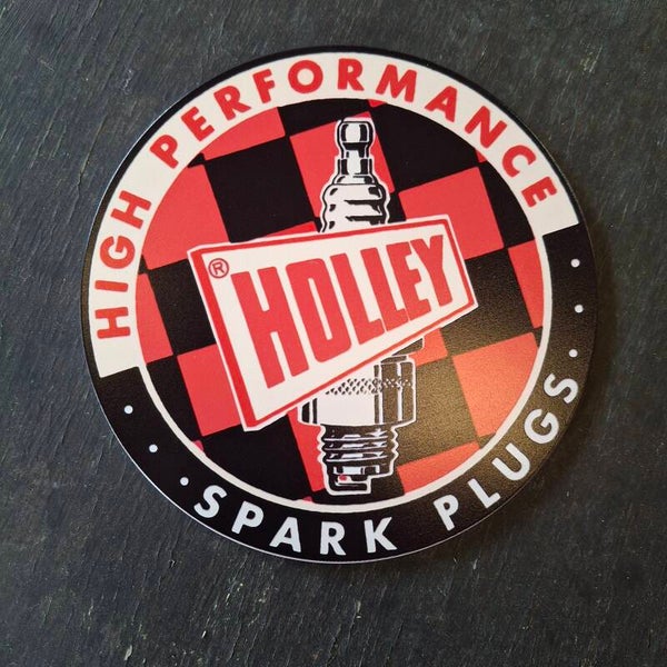 Holley Spark plugs - Metalen wandbord rond