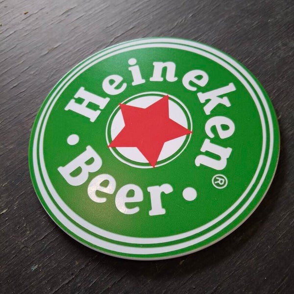 Heineken Beer - Metalen wandplaat rond