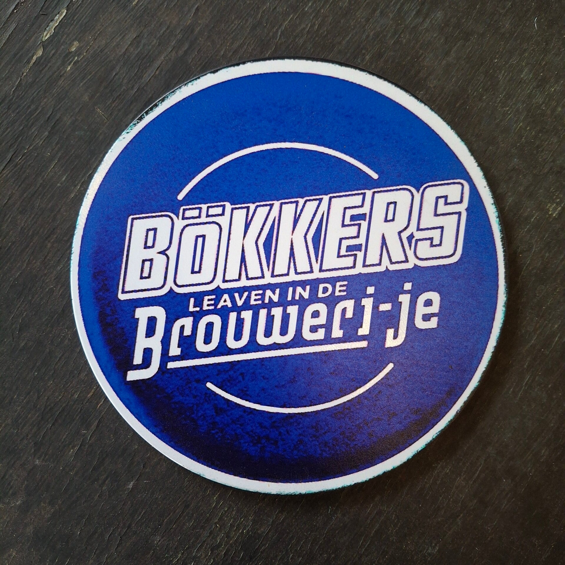 Bökkers - Ronde metalen wandplaat