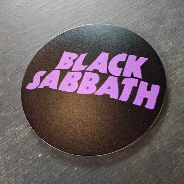 Black Sabbath - Rond metalen wandbord
