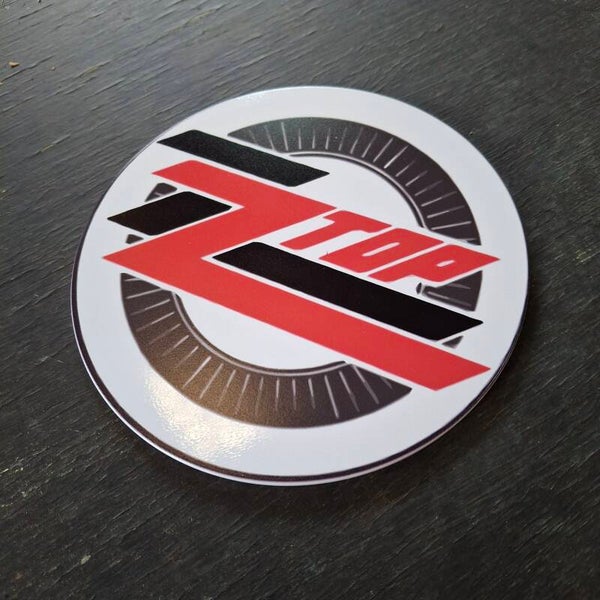 ZZ Top - Rond metalen wandbord