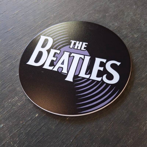 Beatles - Rond metalen wandbord