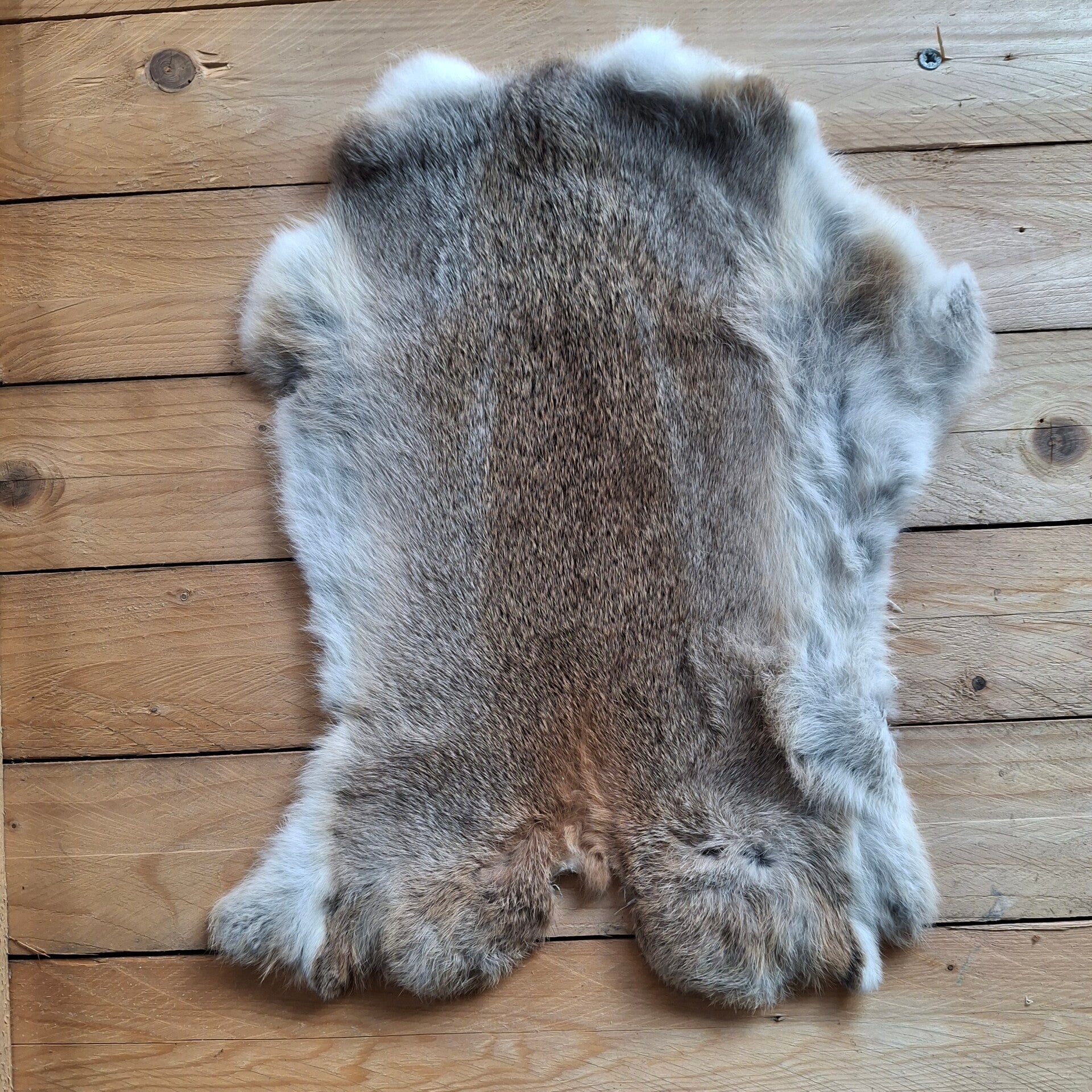 Konijnenvacht natuurkleur - Natuurlijke decoratie