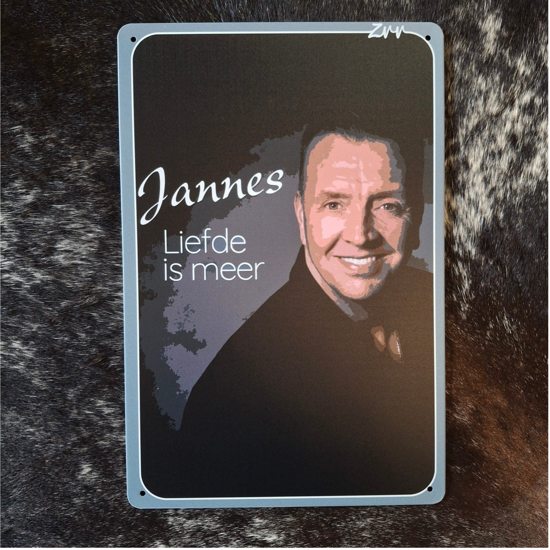Jannes - Metalen wandbord