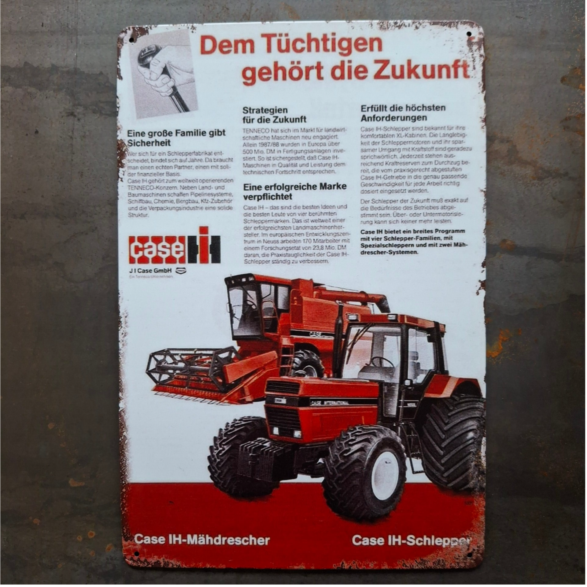 Case IH Combine en Trekker