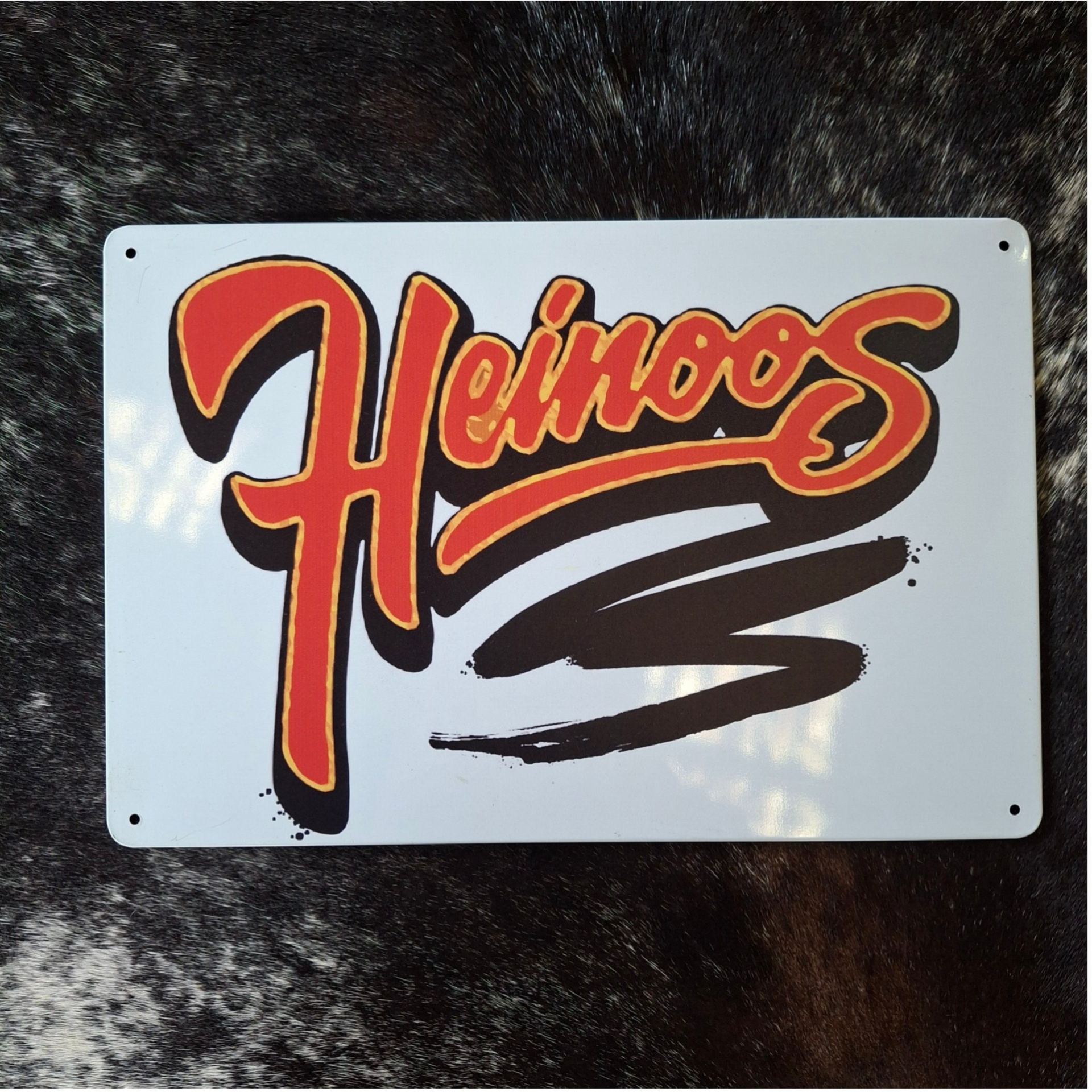 Heinoos - Metalen wandplaat