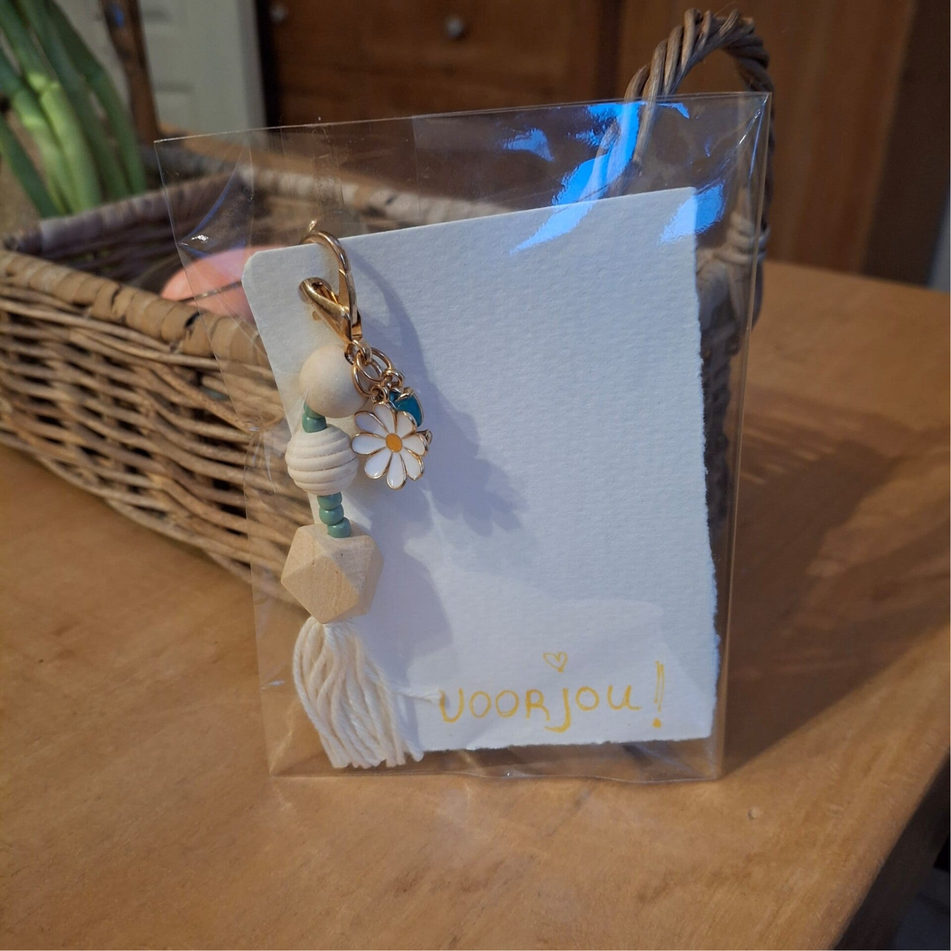 Voor jou geel - Sleutelhanger