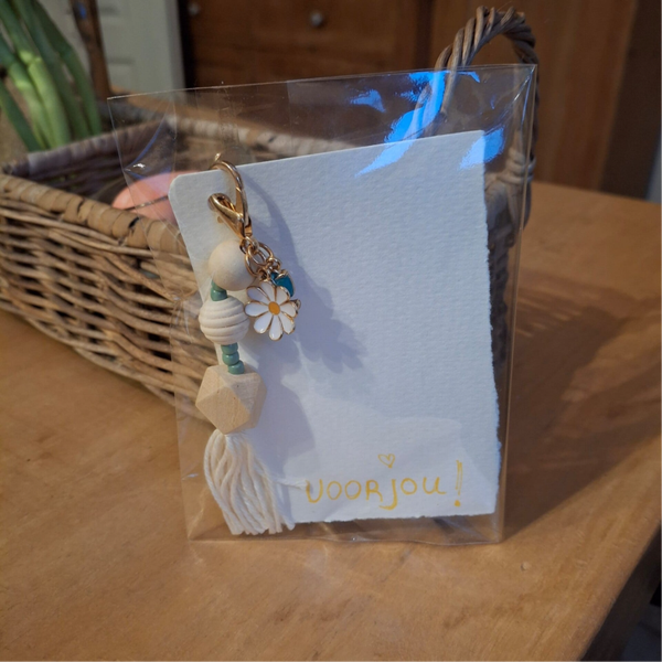 Voor jou geel - Sleutelhanger