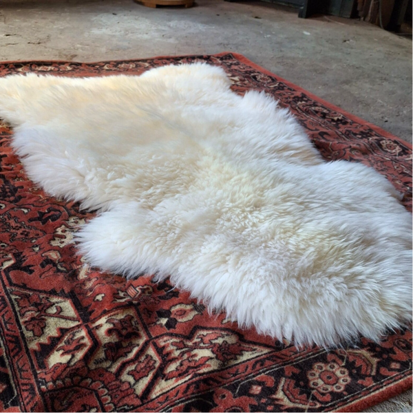 Witte Cremé schapenvacht - Echte vachten