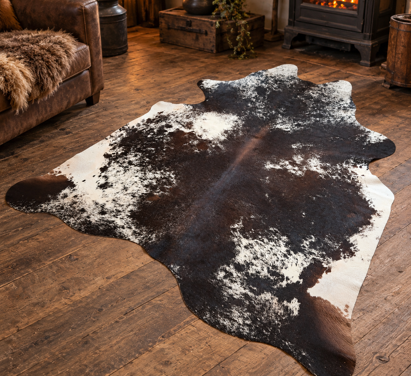 Texas Longhorn echte koeienhuid - Landelijke decoratie