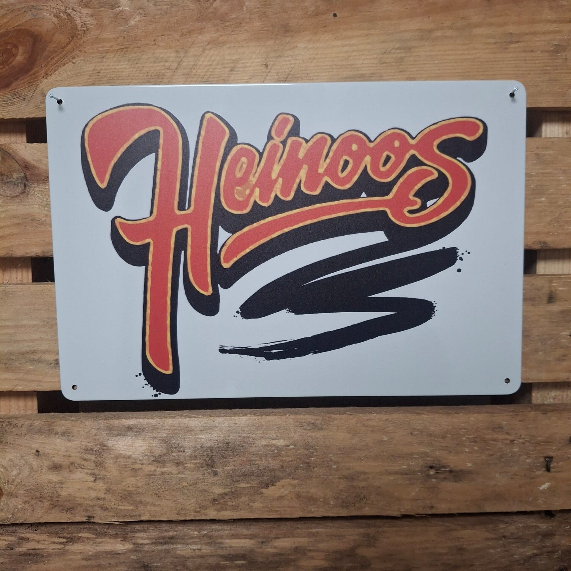 Heinoos - Metalen wandbord
