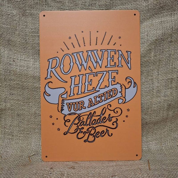 Rowwen Heze - Metalen wandplaat