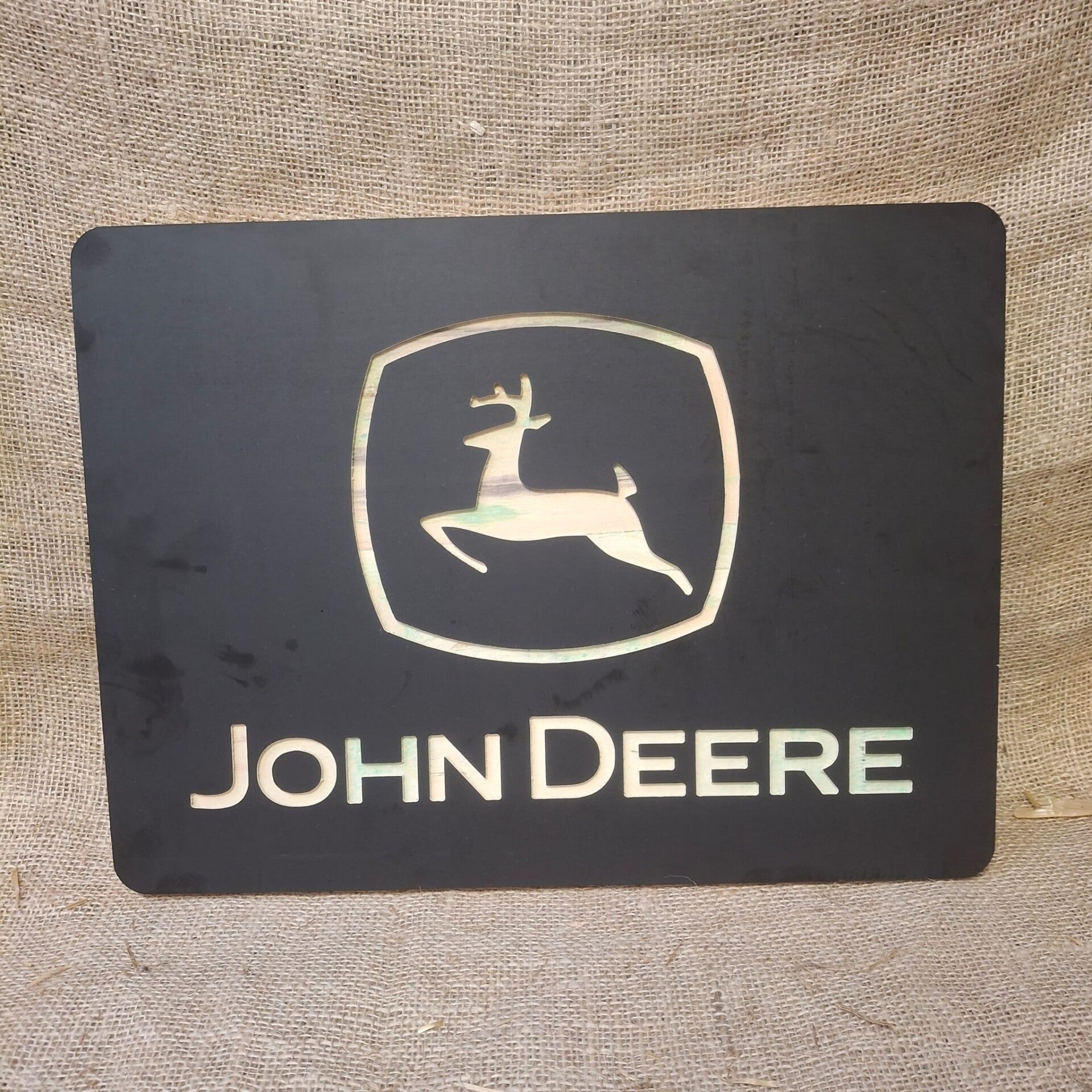 John Deere - Houten wandbord