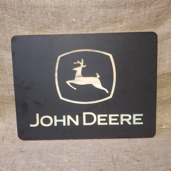 John Deere - Houten wandbord