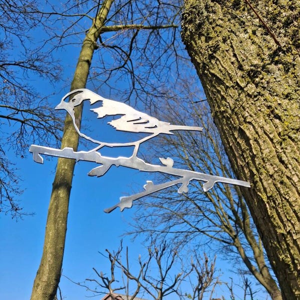 Huismus - Metalen tuindecoratie