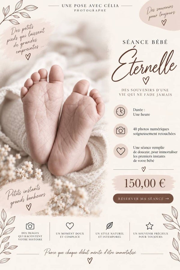 Séance bébé " Eternelle"