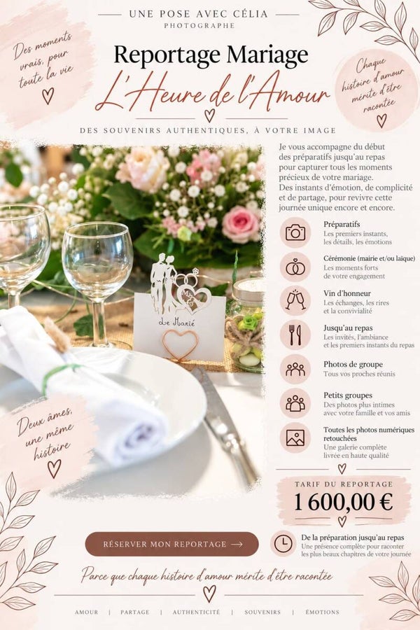 Formule : "L'heure de l'Amour"