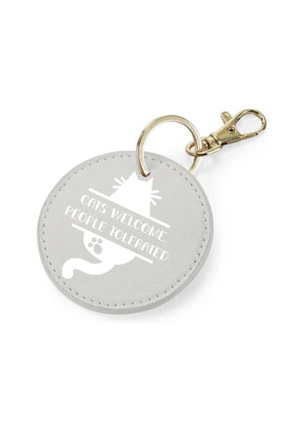sleutelhanger 'cats welcome'