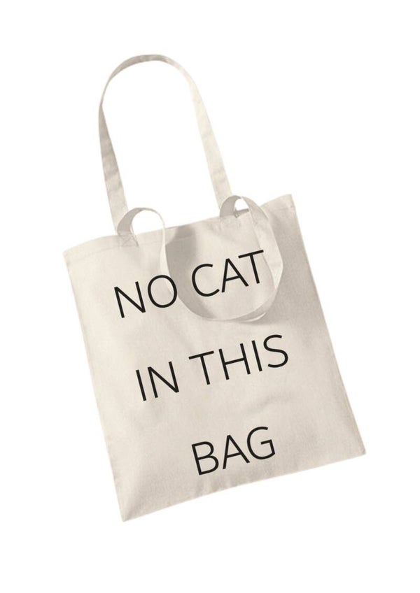 totebag 'No cat in this bag'