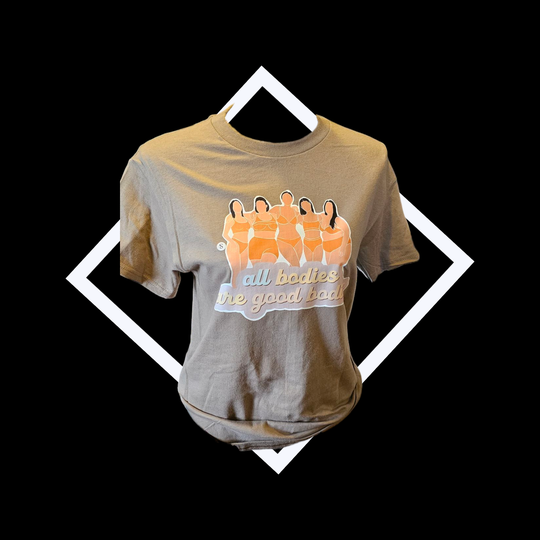 All Bodies are Good Bodies crewneck tee
