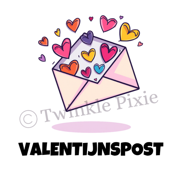 Magneetkaartje - valentijnspost