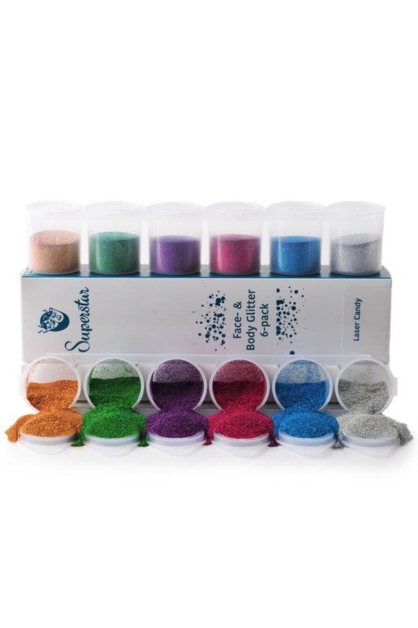 Superstar - Candy - Glitter mix 6-pack