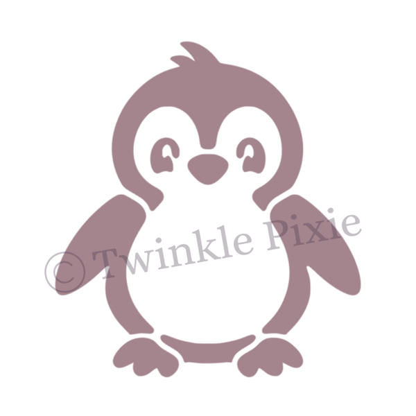 Sjabloon - Pinguin