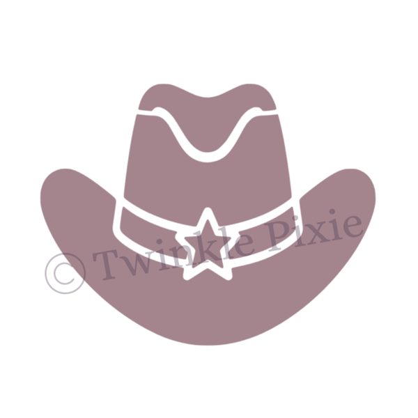 Sjabloon - Cowboy Hoed