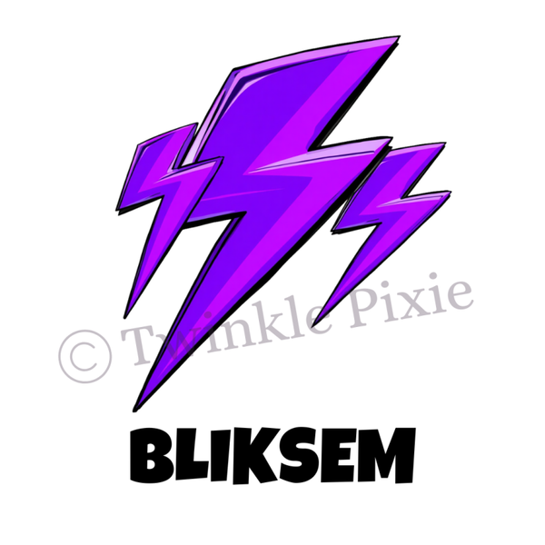 Magneetkaartje - bliksem
