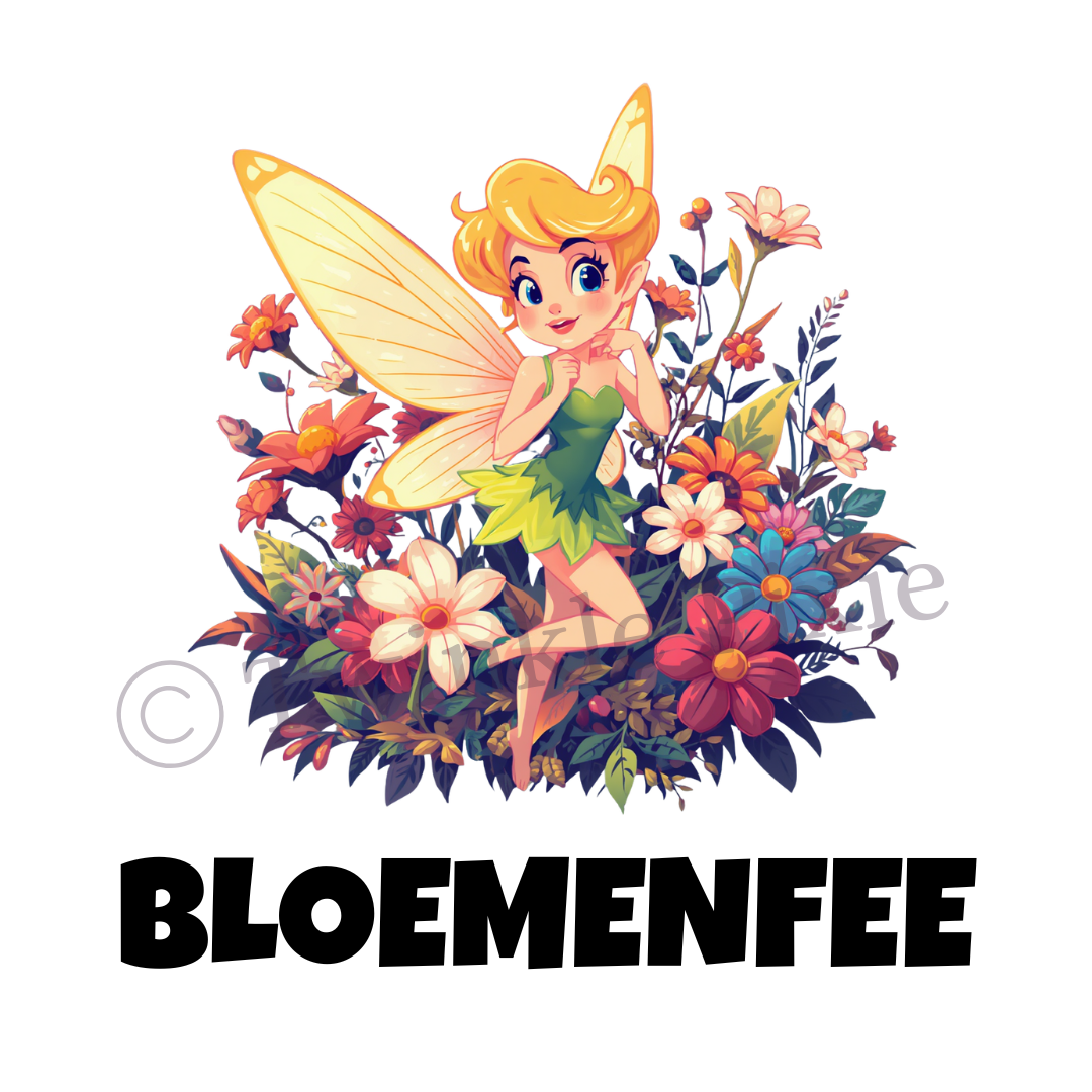 Magneetkaartje - bloemenfee
