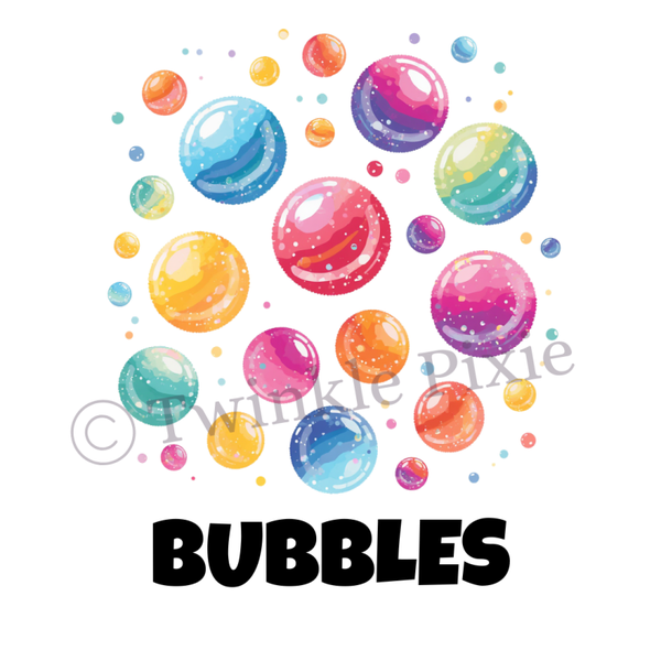 Magneetkaartje - bubbles