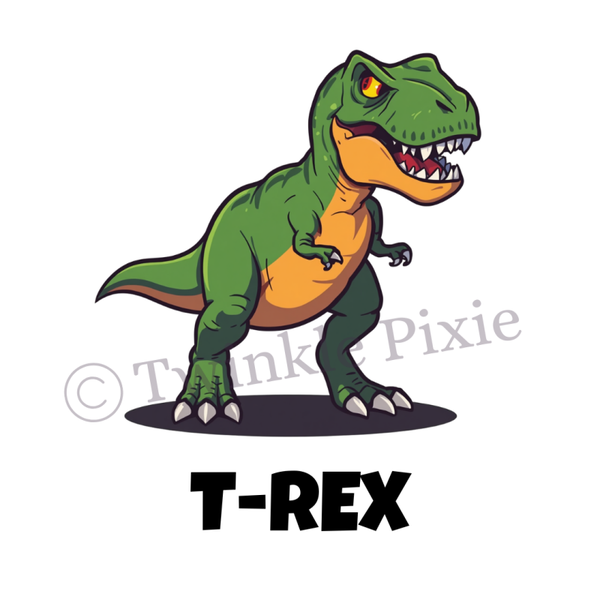 Magneetkaartje - dino woeste t-rex