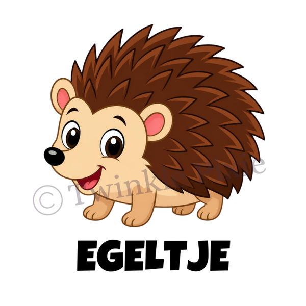 Magneetkaartje - egeltje